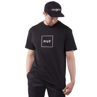 Koszulka Męska Huf Essential Box Logo Blk