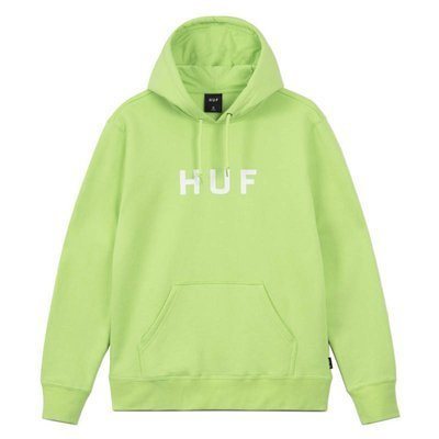 Bluza Huf Essentials Og Logo Hoodie Lime