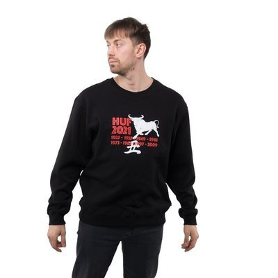 Bluza Crew Huf X Yoto Years Black