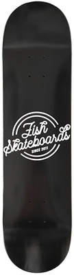 Blat Fish Skateboards Retro II Black 8.0