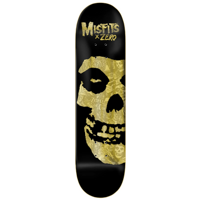 Blat Zero Misfits Fiend Skull Collage Gold Foil 8.25