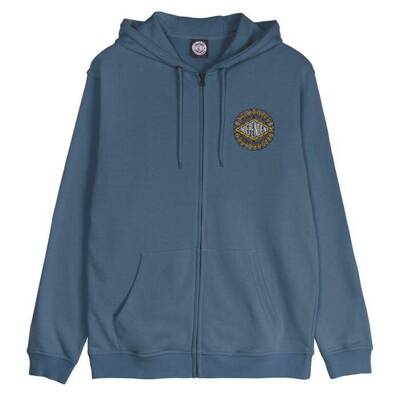 Bluza Independent Zip Hood Mako Tile Summit Steel Blue