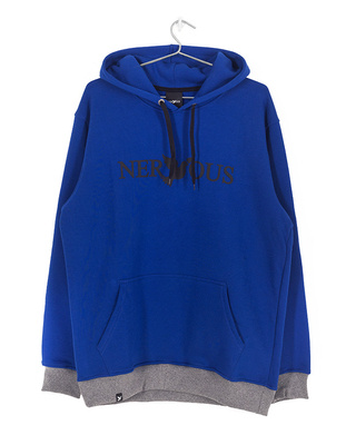 Bluza Nervous Hood 3D Blue