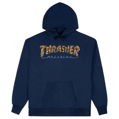 Bluza Thrasher Smile by Spanky Hoodie Navy