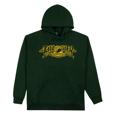 Bluza Thrasher x Antihero Hood Banner Forest Green