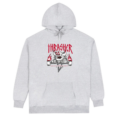 Bluza Thrasher x Toy Machine Monster-Gram Hoodie Ash Grey