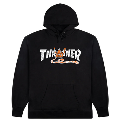 Bluza Thrasher x Toy Machine Pyramid Hoodie Black