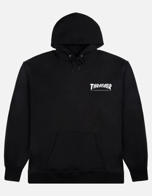 Bluza Z Kapturem Thrasher Little Thrasher Black