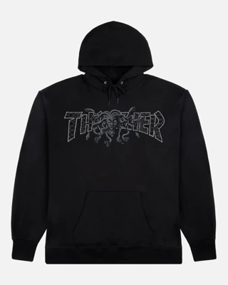 Bluza Z Kapturem Thrasher Medusa Black