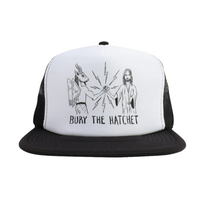 Czapka Thrasher x Toy Machine B.T.H. Trucker Blk/Wht