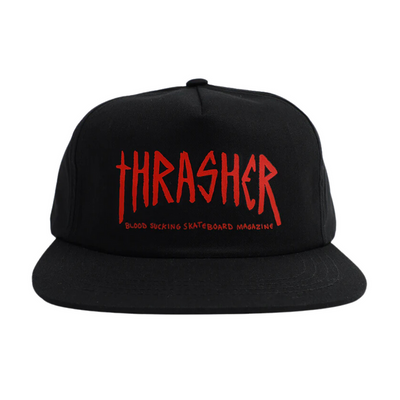 Czapka Thrasher x Toy Machine Scratch Snapback Black