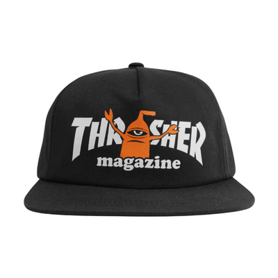 Czapka Thrasher x Toy Machine Sect Snapback Black