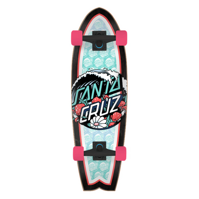 Deskorolka Cruiser Santa Cruz Wave Dot Muchroom Splice Shark 9.00"