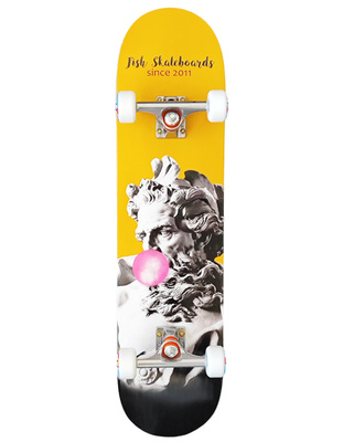 Deskorolka Fish Skateboards Bubble Gum II Honey 7,75