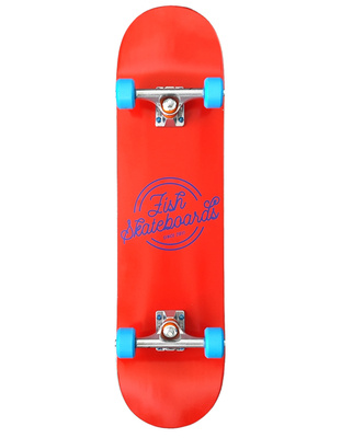 Deskorolka Fish Skateboards Retro II Red 8,0