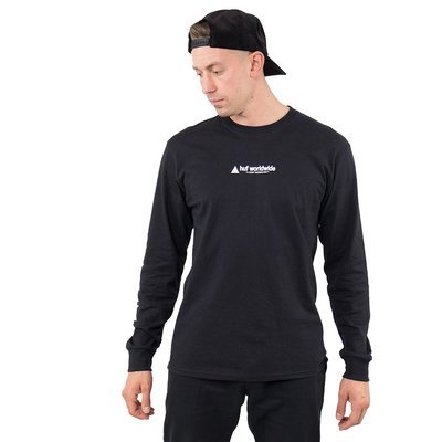 Koszulka Longsleeve Huf Flag Union Black