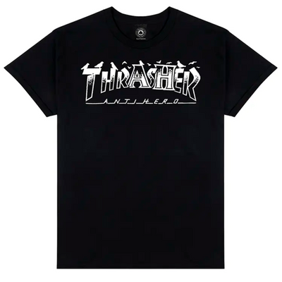 Koszulka Thrasher x Antihero Pigeon Mag Black