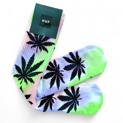 Skarpetki HUF Drip Dye Plantlife Purple